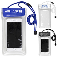 Clear Touch Through Floating Water Resistant Cell Phone and Accessories Pouch